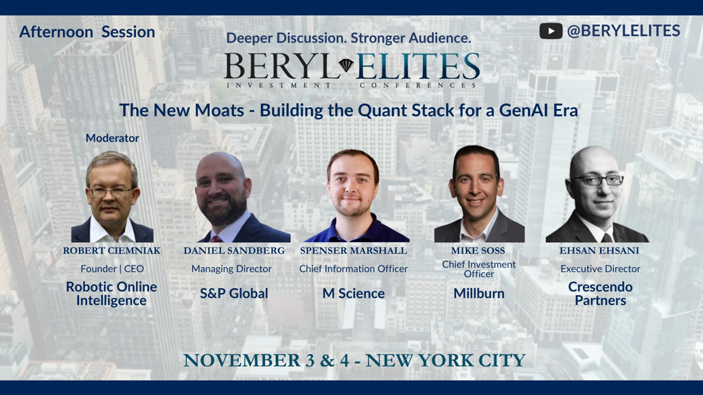 𝐓𝐡𝐞 𝐍𝐞𝐰 𝐌𝐨𝐚𝐭𝐬 - 𝐁𝐮𝐢𝐥𝐝𝐢𝐧𝐠 𝐭𝐡𝐞 𝐐𝐮𝐚𝐧𝐭 𝐒𝐭𝐚𝐜𝐤 𝐟𝐨𝐫 𝐚 𝐆𝐞𝐧𝐀𝐈 𝐄𝐫𝐚 - An Upcoming Panel Session at Beryl Elites