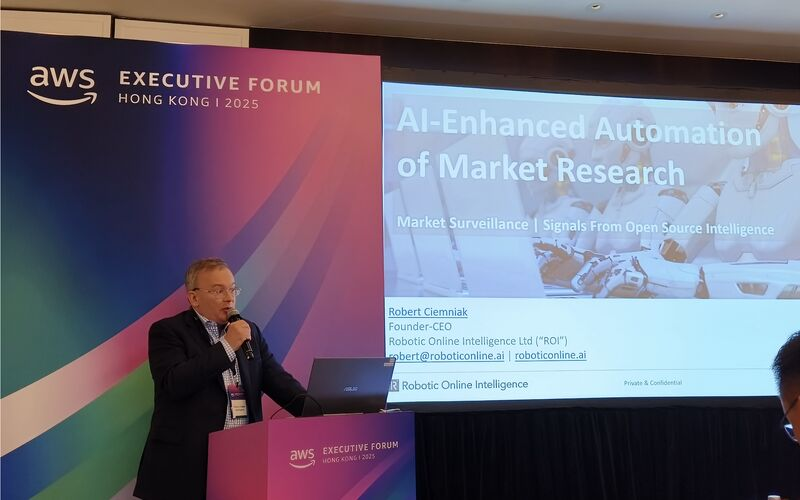 At the Enterprise Connect session at the AWS Executive Forum in Hong Kong