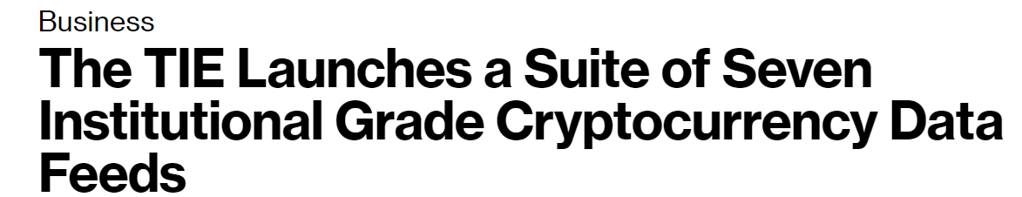 Cryptocurrencies: The TIE launches Crypto SigDev™ in an exclusive partnership with Robotic Online Intelligence