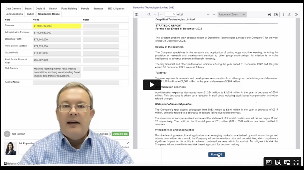 Kubro(TM) Showcase: Mining UK Companies House Data