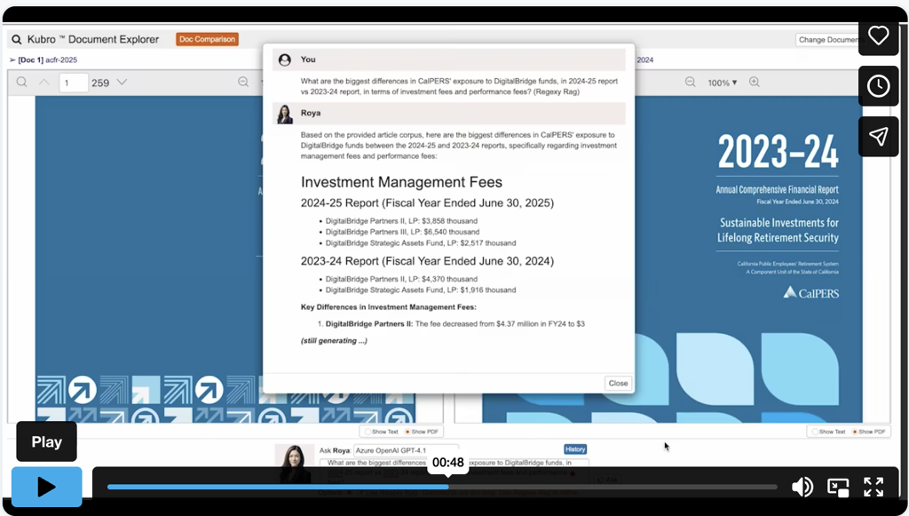 Kubro(TM) in Action: Document Explorer and Large PDF Files