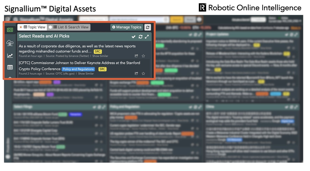 Signallium(TM) Digital Assets-Over 3000 Public Sources