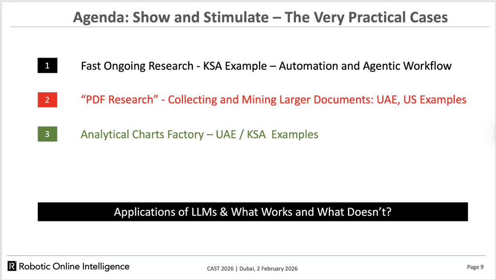 The 5th 'Coffee And Showcase Tour' (CAST) - DUBAI - by Robotic Online Intelligence (ROI)